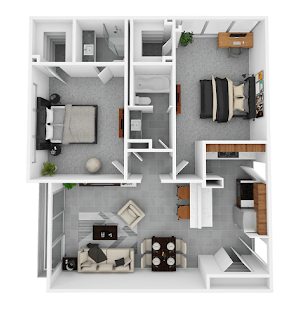 a floor plan of a 1 bedroom apartment at the biltmore apartments in dallas,