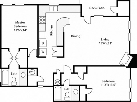 a floor plan of a home