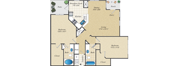 B3L Floor Plan  | Parmer Place in Austin