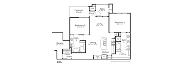 a floor plan of a home