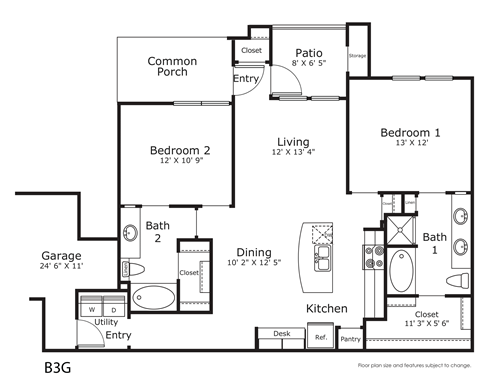 a floor plan of a home