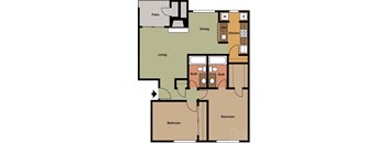 a diagram of a floor plan of a house