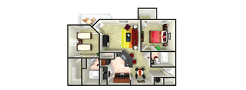 floor plan options in our apartments in webster tx