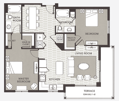 501 NE 5th Terrace Studio-3 Beds Apartment for Rent - Photo Gallery 33