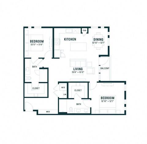 a floor plan of a house