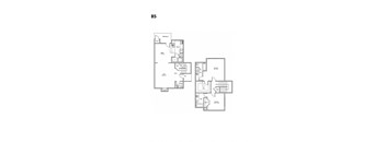 Architect's rendering of the B5 Floor Plan