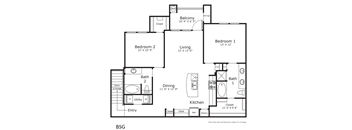 a floor plan of a house