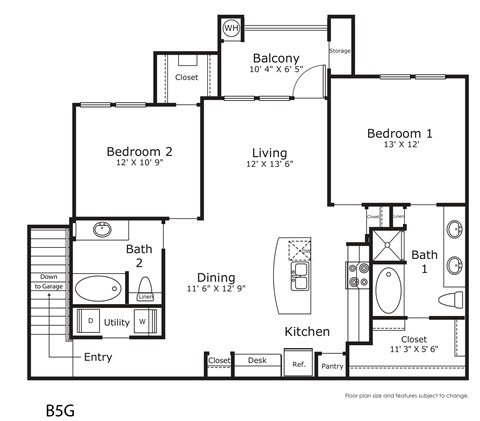 a floor plan of a house