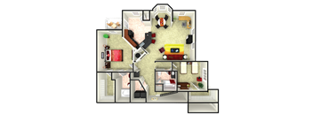 floor plan options in our apartments in webster tx