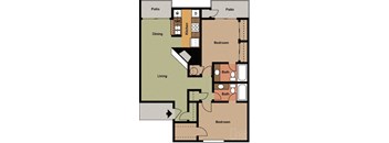 a diagram of a floor plan of a house