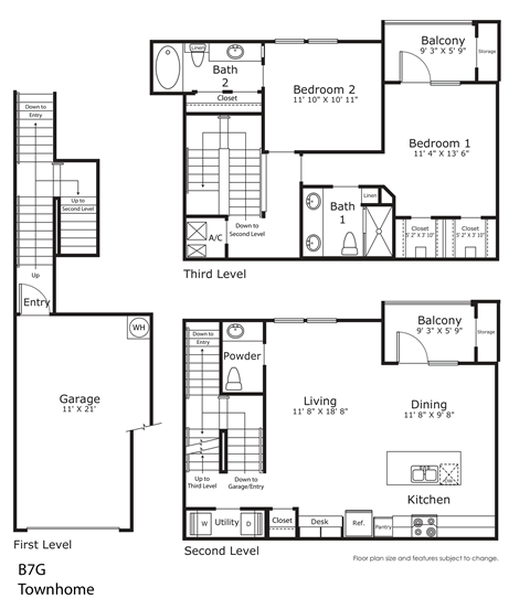 a floor plan of a house