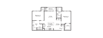 a floor plan of a home