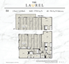 B8 floor plan in north dallas apartments