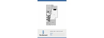 A floor plan of apartment B2-BER with 2 bedrooms and 2 bathrooms.