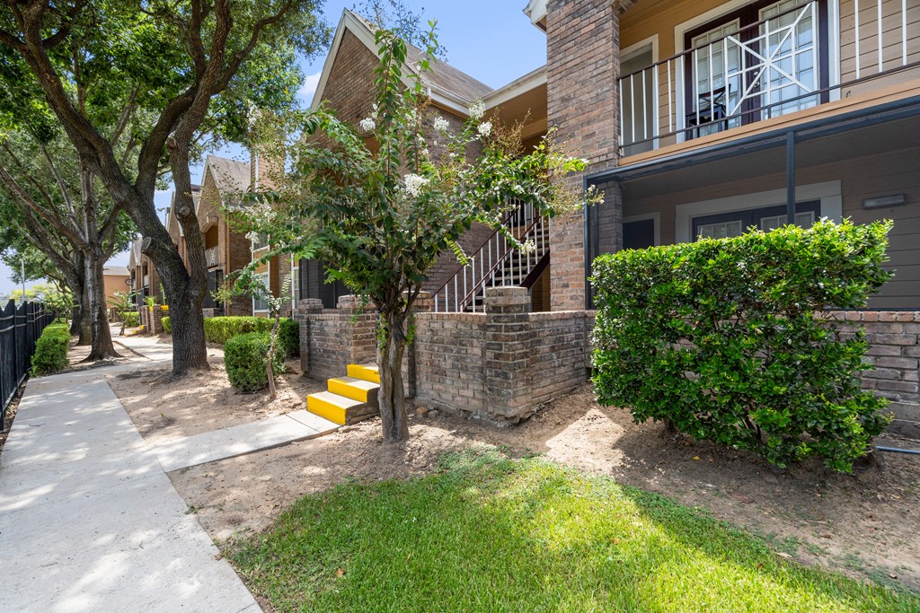 our apartments offer a walkway to the community