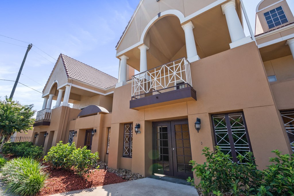 a look at the front of the building