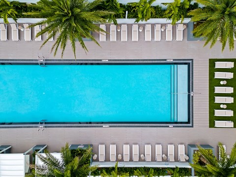 Aerial pool