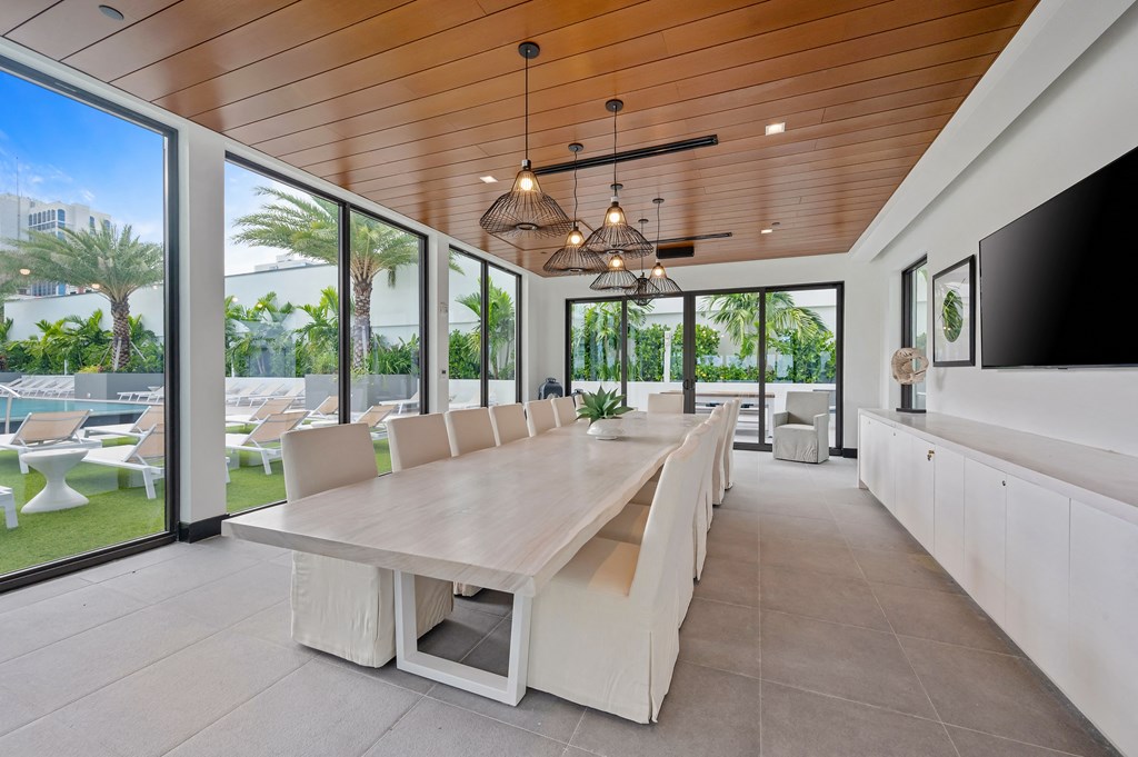 Pool conference room