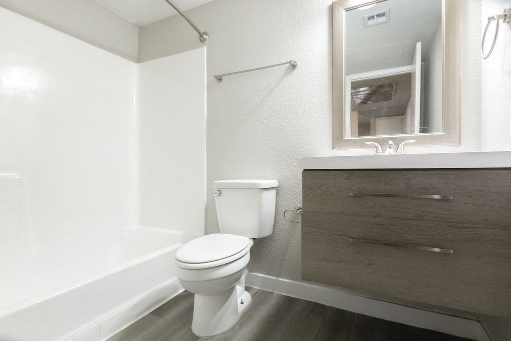 a bathroom with a toilet sink and bathtub