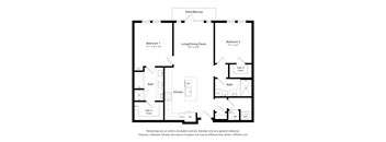 a floor plan of a house with different rooms
