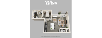 the bliss apartment floor plan