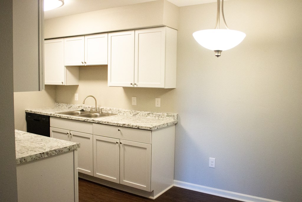 spacious kitchen view with great appliances