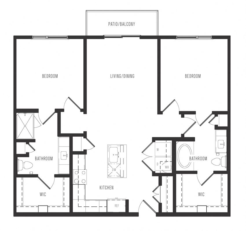 b1 floor plan in dallas texas apartments