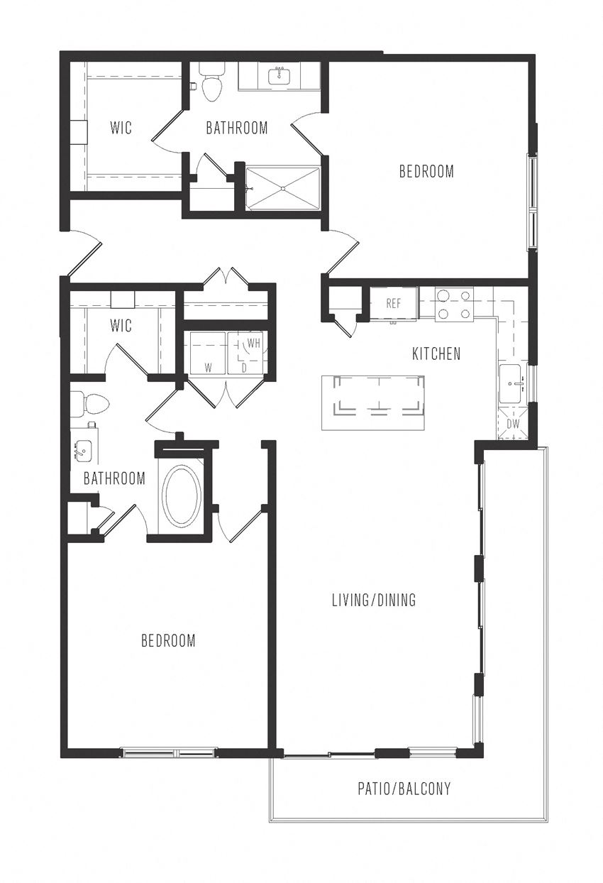 b3 floor plan in dallas texas apartments