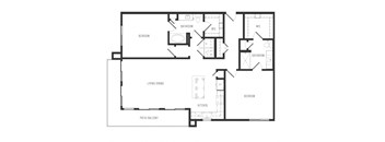 b3a floor plan in dallas texas apartments