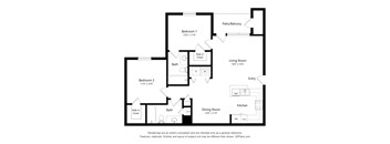 a floor plan of a house