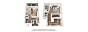 2 bedroom floor plan  the residences at