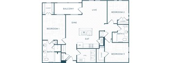 the floor plan of residence villa carlotta