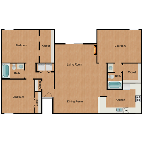 floor plan 1 | apartments in pittsburgh | the alden