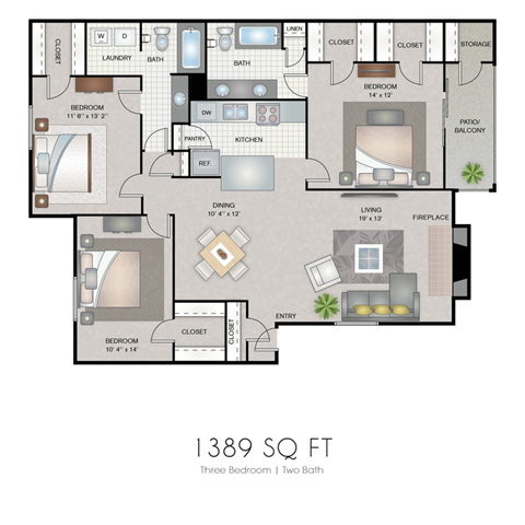 the residences at citycenter apartments floor plans 3 bedroom 1190f tf