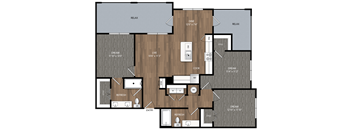 c1 floor plan in midland tx apartments
