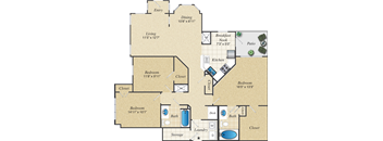 C1L Floor Plan  | Parmer Place in Austin