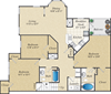 C1U Floor Plan | Parmer Place in Austin