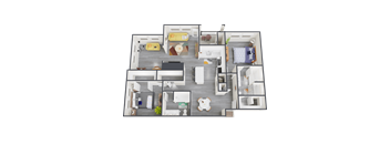a floor plan of the house