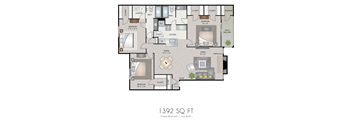 the residences at city center apartments floor plans 3 bedroom
