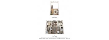C2M floor plan in fort worth apartments