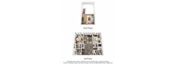 C2M floor plan in fort worth apartments