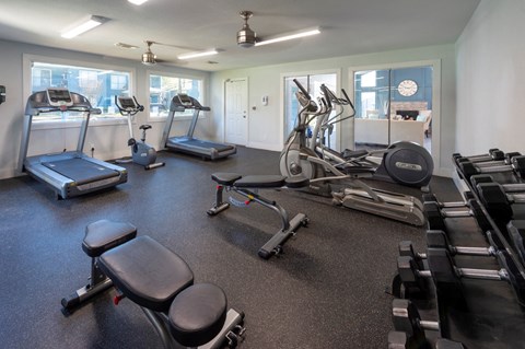 fitness center in our houston tx apartments