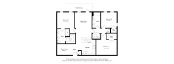 a floor plan of a residence with a floor ratio of 13 and a