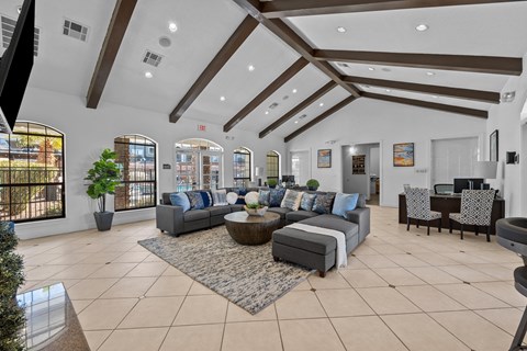 the preserve at gateway living room with couches and chairs