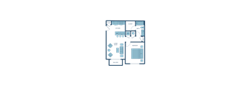 a floor plan of a 2103 sq ft apartment