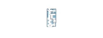 a floor plan of a bedroom apartment