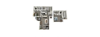 a554 floor plan  1 bedroom  1199 square feet  the grove