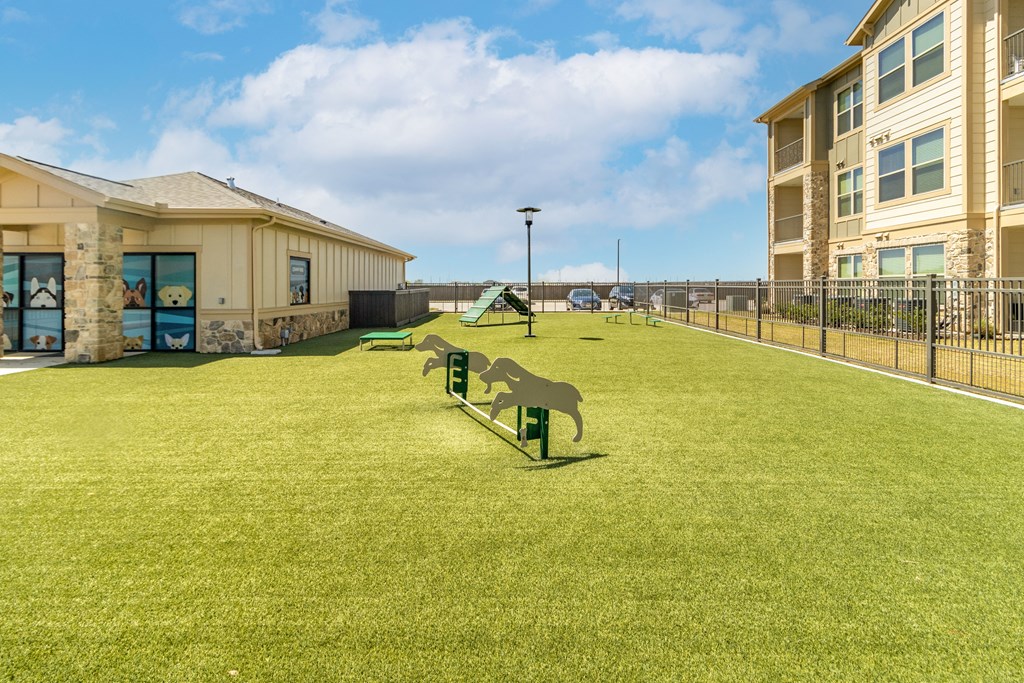 our apartments in a city have a dog park