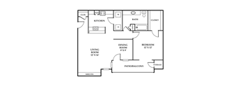 a floor plan of a bedroom house