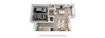 a 4 bedroom floor plan with a bathroom and a living room